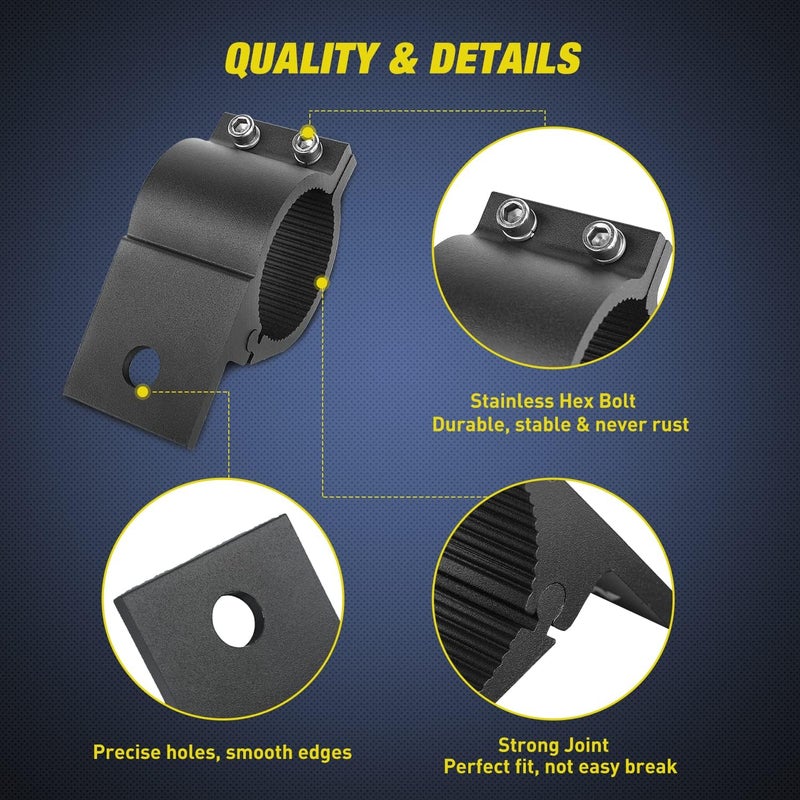 Nilight Tube Clamp Bracket for Offroad LED Light Mounts - Image 4