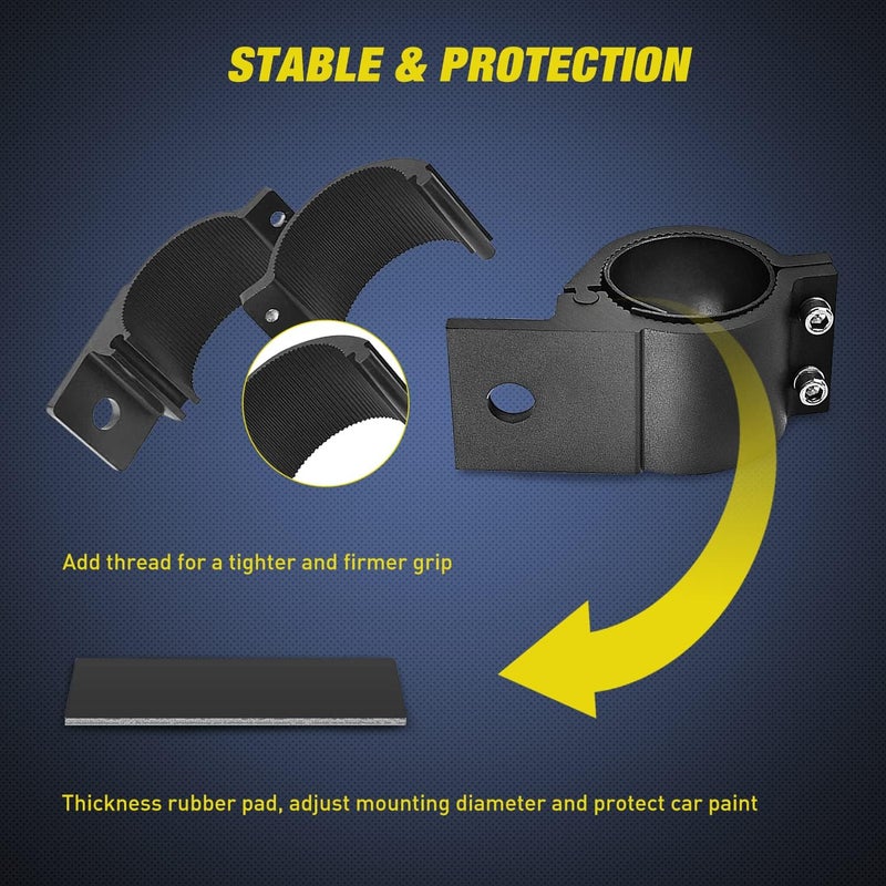 Nilight Tube Clamp Bracket for Offroad LED Light Mounts - Image 5