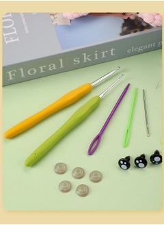 BUPY Crochet Kit for Beginners, Includes All Crochet Accessories and Step-by-Step Video Tutorials, 2 Piece Turtle  - Image 5