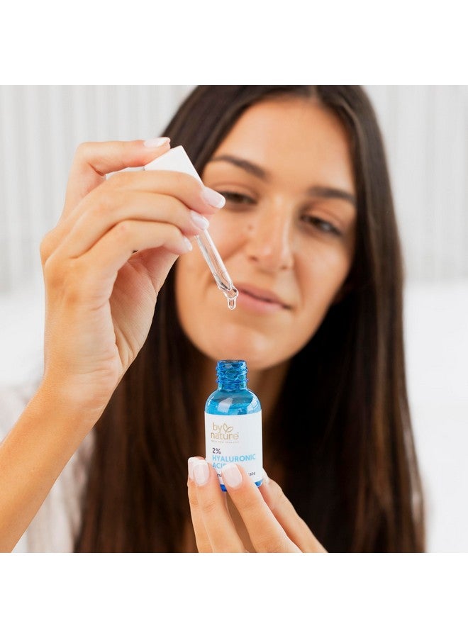 باي نيتشر مصل حمض الهيالورونيك 2% للعناية ببشرة الوجه والرقبة من نيوزيلندا، مصل حمض الهيالورونيك للوجه 2% مركز 1 أونصة سائلة. أوز - Image 3