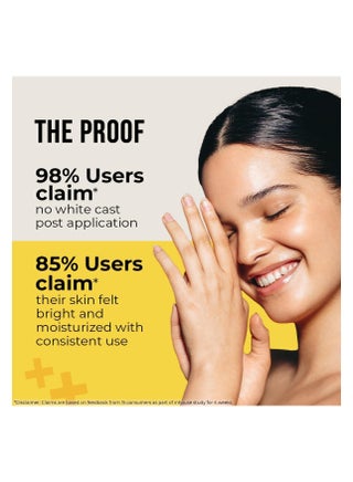 Ceramide And Vitamin C Long lasting Sunscreen SPF 50+ PA++++|For 6 hrs Advanced UV And Tan Protection|No White Cast, Water And Sweat-Resistant|Non-Greasy And Quick-Absorbing |For Women And Men |50g - view 4