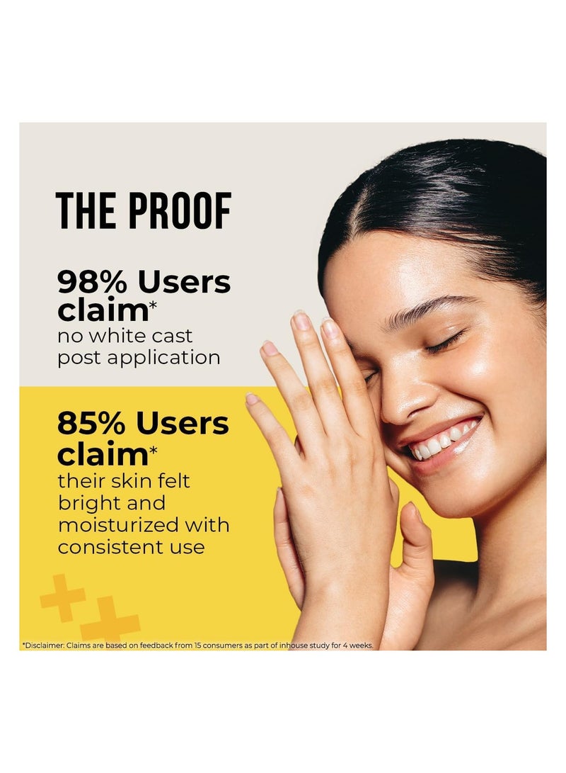 Dr. Sheth's Ceramide And Vitamin C Long lasting Sunscreen SPF 50+ PA++++|For 6 hrs Advanced UV And Tan Protection|No White Cast, Water And Sweat-Resistant|Non-Greasy And Quick-Absorbing |For Women And Men |50g - Image 4