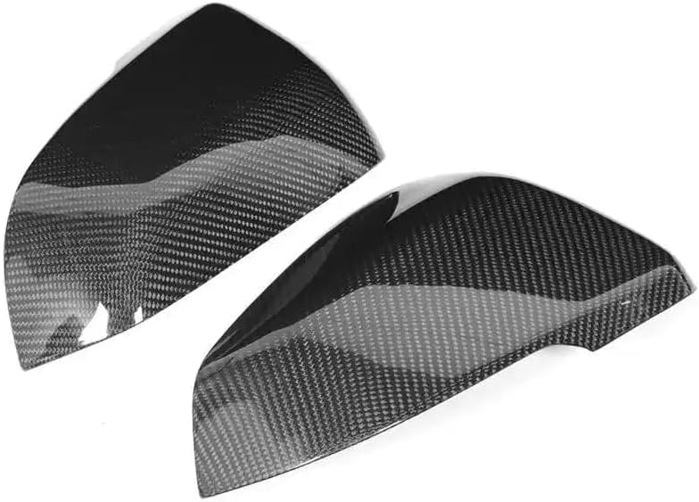 QASULER Carbon Fiber Rearview Mirror Covers - Image 2