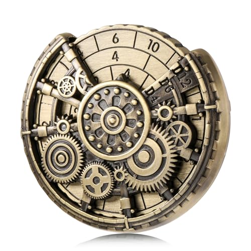 Keller & Weber Spinner DND Dice Set Metallic DD Dice Gear Roulette Dice Spinner for DND Dice Set DD Gifts with Gift Box Fathers Day Role Playing Game Board Game Accessories Bronze - Image 1