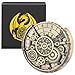 Keller & Weber Spinner DND Dice Set Metallic DD Dice Gear Roulette Dice Spinner for DND Dice Set DD Gifts with Gift Box Fathers Day Role Playing Game Board Game Accessories Bronze - Image 4
