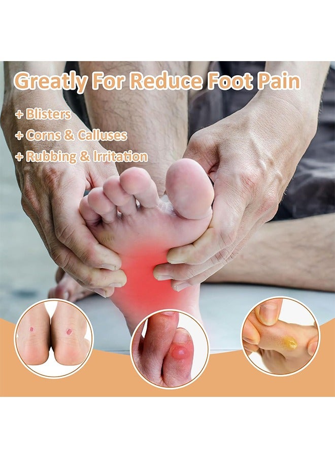 اتش واي 24 قطعة وسادات الورم ، واقي القدم ذاتية اللصق ، وسادات رغوة القدم بلون البشرة إكسسوارات الأحذية ، وسادات الكعب ، للجنسين ، لتقليل الاحتكاك ، النسيج ، الخدوش ، شريط تخفيف الآلام - Image 5