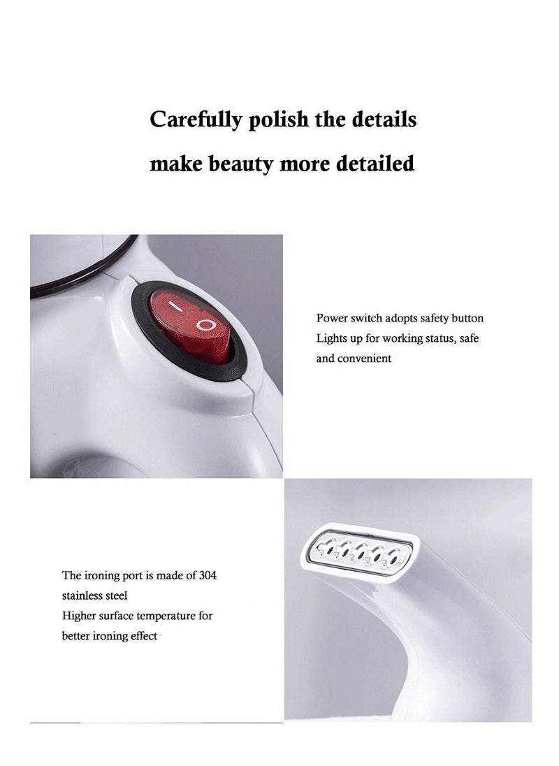 700W Clothes Steamer, Handheld Portable Garment Steamer with 120ml For Home and Travel, Vertical Clothing Steamer (White)