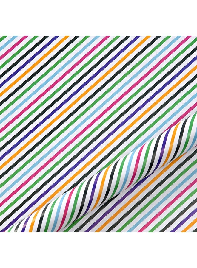 Zeemey 6 Sheets Gift Wrapping Paper With Accessories,Holiday Gift Wrapping Paper,Birthday Gift Box Gift Wrapping DIY, Gift Wrapping Paper for Birthday, Holiday, Wedding, Party,Kids Gift Wrapping (70cmX50cm) - Image 4