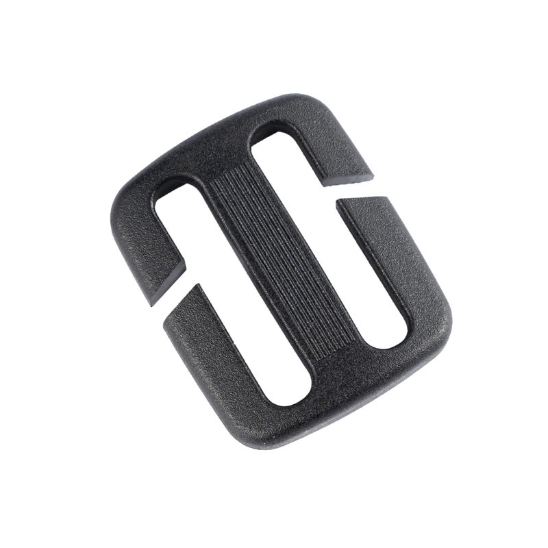 TACNEX Tactical Backpack Strap Clip Removable Webbing Keeper Buckle for Sling Bags Harness MOLLE Military Strap Adjustable Anti-Slip End Holder Replacement Stays Fasteners (2, Black, 1") - Image 1