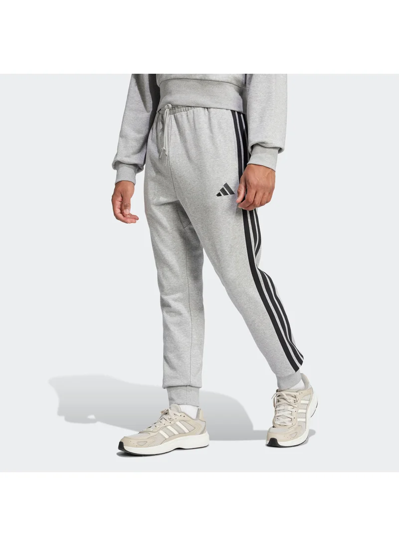 Adidas Essential 3 Stripe French Terry Sweatpants