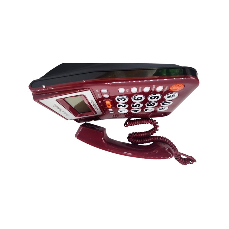 Victoria Al Mohandes Corded Phone Model: 6300 (Red) - Image 3