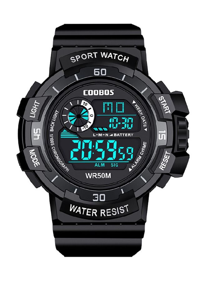 COOBOS Multifunctional Round Screen Electronic Watch For Kids Boy's Watch - Image 1