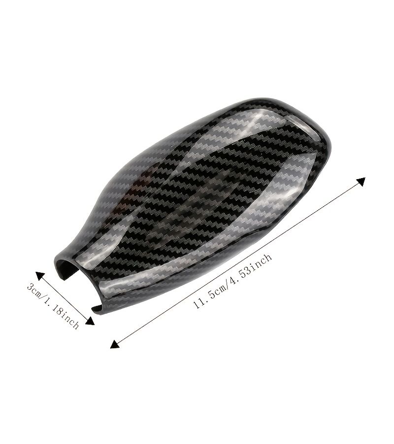 غطاء مقبض ناقل الحركة من ألياف الكربون لسيارات BMW الفئة الخامسة 6 G30 G31 G12 X3 X4 (القيادة باليد اليسرى) - Image 2