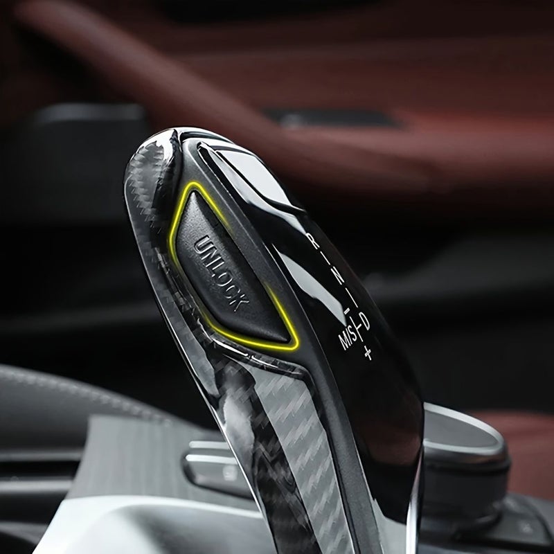 غطاء مقبض ناقل الحركة من ألياف الكربون لسيارات BMW الفئة الخامسة 6 G30 G31 G12 X3 X4 (القيادة باليد اليسرى) - Image 5