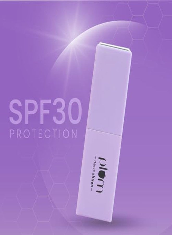 Plum Velvet Haze Matte Lipstick with SPF 30 | Powder Matte Finish | Highly Pigmented | With Ceramides | 08 Retro Ruby - Image 5