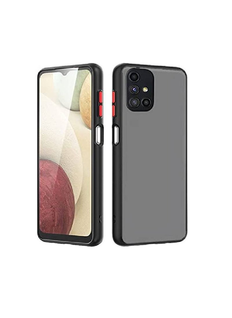 Generic - Matte Hard Back Case Cover for Samsung Galaxy M51 Black - Image 1