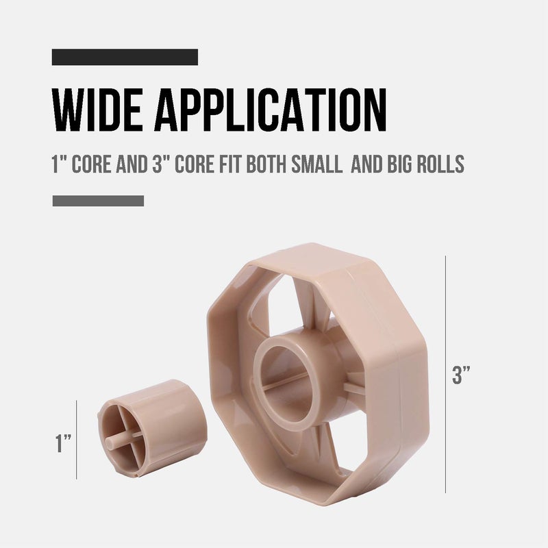 Lichamp Desktop Tape Dispenser Holder with Large 3 Inch Core for Masking, Heat Transfer, Painters, Freezer, Kitchen Tape - Image 4