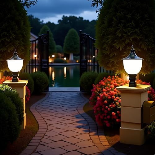 BrightLyt BrighLyt Gate Light for Outdoor Waterproof – Gate Light Lamp for Home Entrance & Terrace Garden, Durable & Boundary Lighting Fixture (GL07, Pack of 2) - Image 3