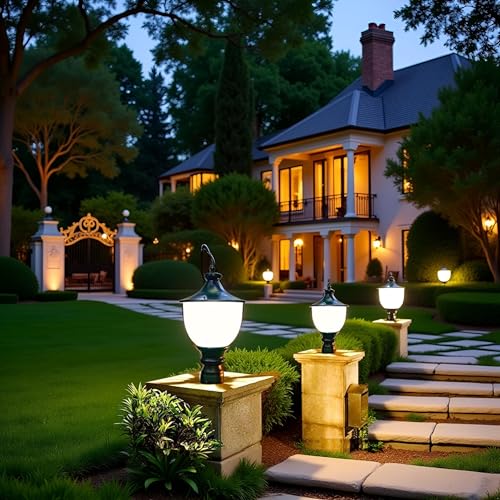 BrightLyt BrighLyt Gate Light for Outdoor Waterproof – Gate Light Lamp for Home Entrance & Terrace Garden, Durable & Boundary Lighting Fixture (GL07, Pack of 2) - Image 2