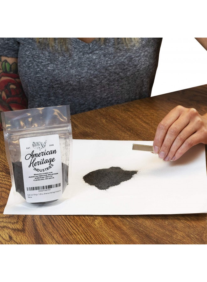 American Heritage Industries Bulk Iron Filings- 1 LB Iron Filings for Science Experiments, by American Heritage Industries  - Image 1