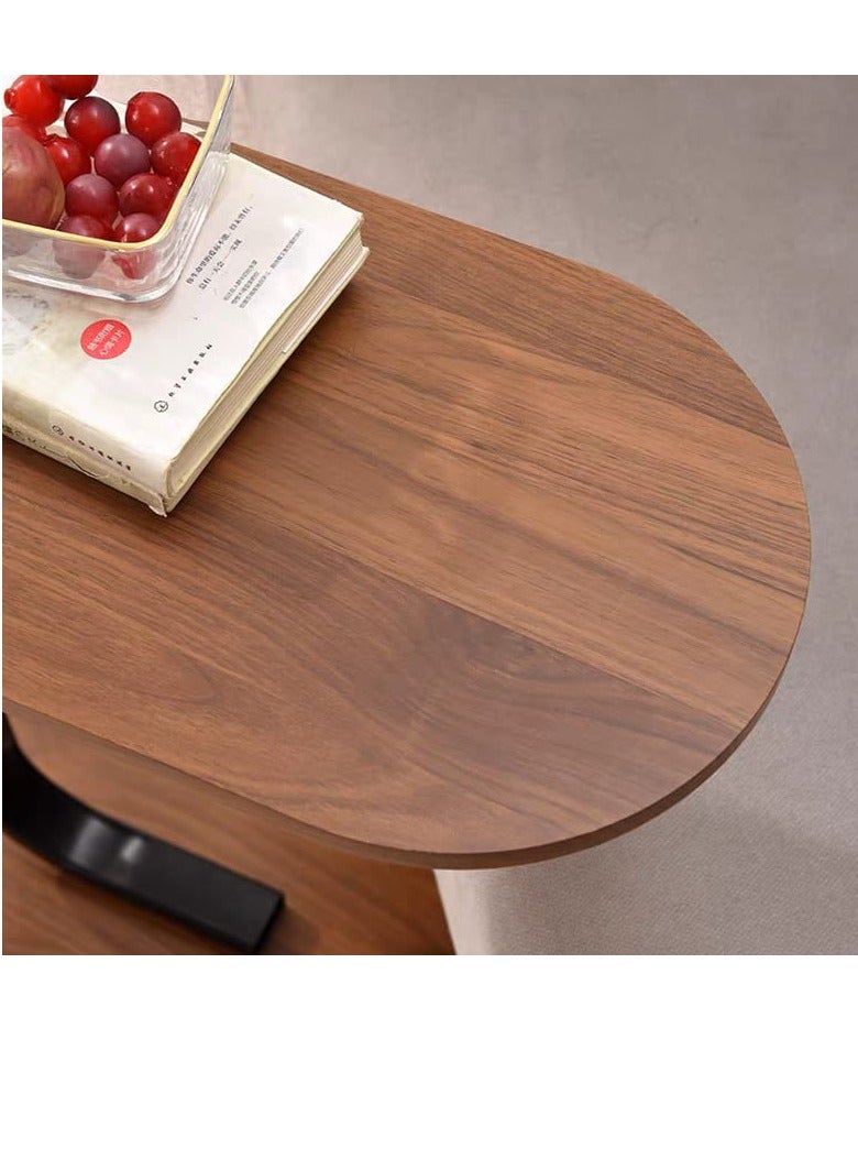 Generic Small service Side Table, C Shaped End Table for Sofa and Bed, Living Room, Bedroom  - Image 2