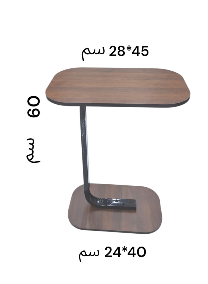 Generic Small service Side Table, C Shaped End Table for Sofa and Bed, Living Room, Bedroom  - Image 4