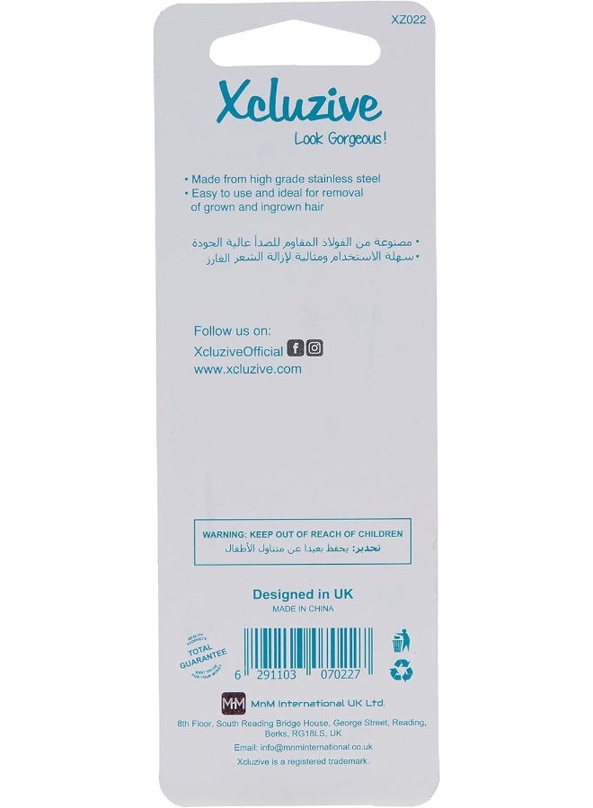 Xcluzive Slant Tweezers - Gold Plated/Printed Handle - Image 2