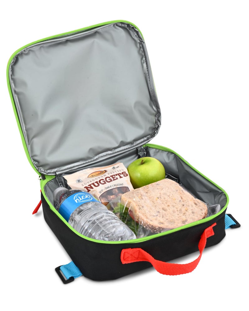 Fast Forward Teenage Mutant Ninja Turtles Backpack With Lunch Box for Boys | Insulated Lunch Bag Lunch Box for Boys, Girls, Toddlers | Teenage Mutant Ninja Turtles Green Backpack for School and Reusable Lunchbox - Image 4