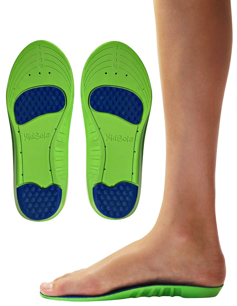 KidSole Memory Foam Sport Plus + Children's Athletic Memory Foam Replacement All-Purpose Comfort Insole for Children - Alleviates General Foot Pain ((20 CM) Toddler Size 11-2.5) - Image 1