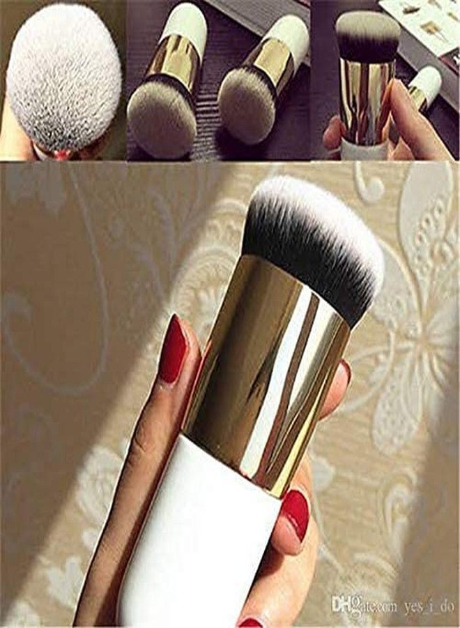 AVTY Professional Foundation Brush With Oval Brush And Sponge Puff Pack Of 3 - Image 2