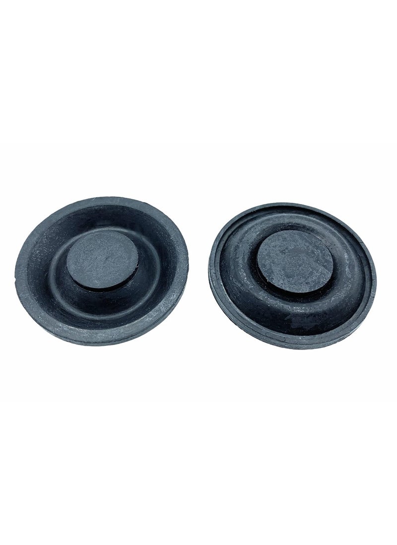 KOORVEL KOORVEL 2 x Toilet Cistern Diaphragm Auto Stop Inlet Water Washers for Float Ball Valve 32mm Diameter Rubber  - Image 2