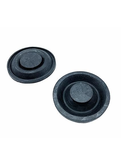 KOORVEL KOORVEL 2 x Toilet Cistern Diaphragm Auto Stop Inlet Water Washers for Float Ball Valve 32mm Diameter Rubber  - Image 1