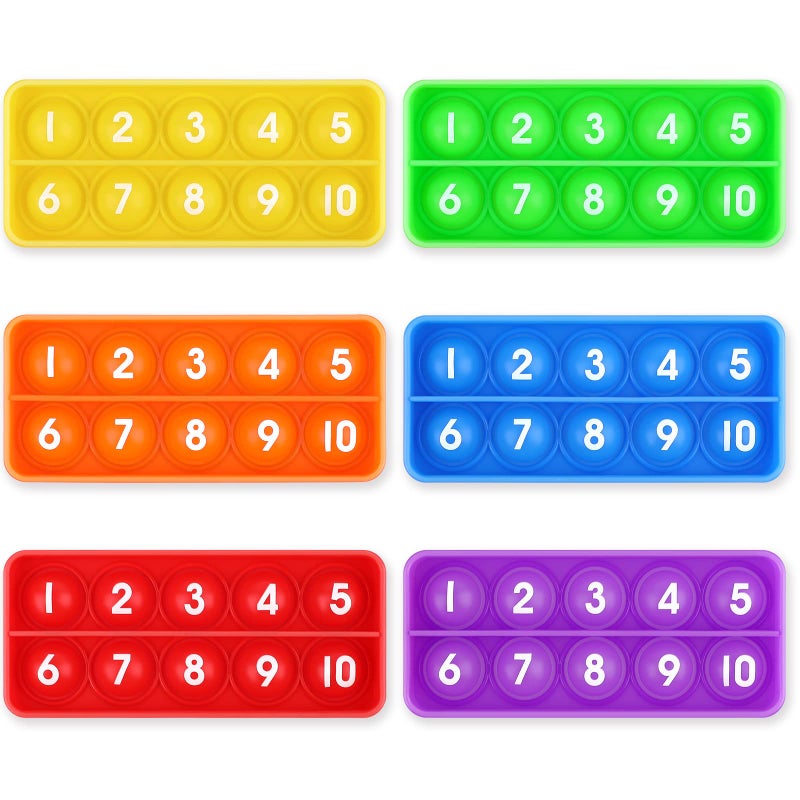 Aizweb Ten-Frame Counting Toys,Math Manipulative for Elementary,Number Math Games, Montessori Educational Toy for Preschool Kindergarten Classroom Learning Activities Kids 3 4 5 Year Old - Image 1