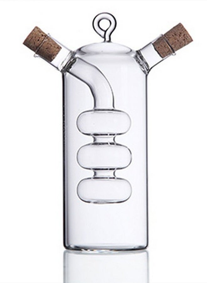 ELETON Olive Oil and Vinegar Dispenser Cruet Bottles, 2 in 1 Oil and Vinegar Holder,Triple Ball - Image 4