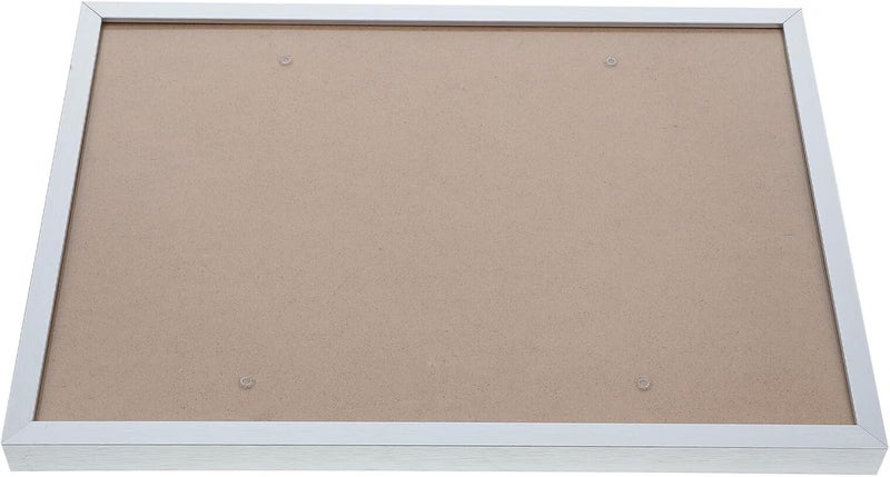 Aluminum Alloy Metal Picture Frame A4 Size 21x29.7cm Silver Wall Hanging Poster Frame for Elevator Advertising and Home Décor - Image 1