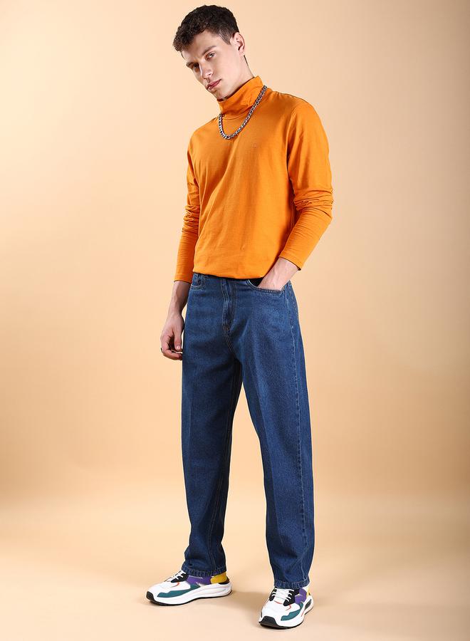 HIGHLANDER Mid-Rise Loose Fit Faded Baggy Jeans - Image 2