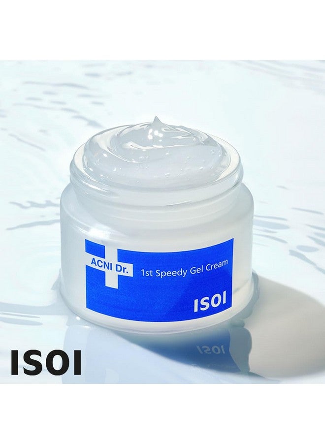 ISOI Acni Dr. 1St Speedy Gel Cream 50Ml (1.69 Fl.Oz) Soothing And Moisturizing Gel Cream For Oily Skin Skin Cooling Gel For Redness Relief Korean Skin Care - Image 4