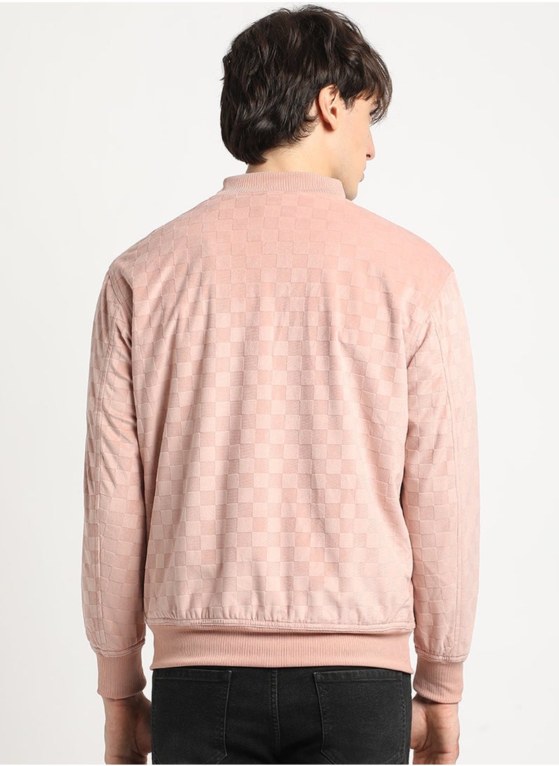 THE BEAR HOUSE Men's Lightweight Polyester Jacket with Multiple Pockets | Waterproof, Windproof, and Breathable | Casual and Outdoor Jacket for Hiking, Travel, and Everyday Wear |S to XXL|Pink  - Image 4