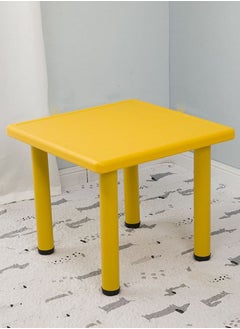XIANGYU Daycare Center Yellow Square Kids Plastic Study Table  - Image 1