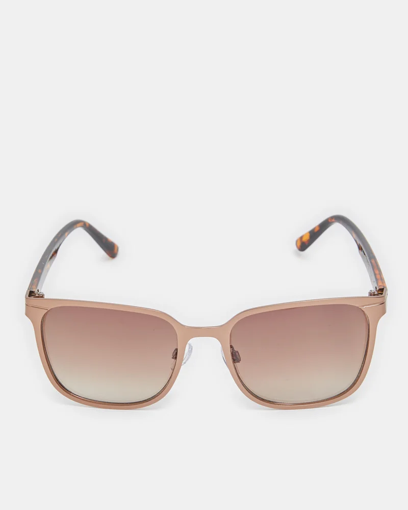 REDTAG Men Brown Aviator Sunglasses