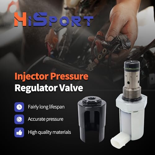 HiSport 60L IPR Valve Injector Pressure Regulator Compatible with Ford E350 E450 F250 F350 F450 F550 Super Duty Excursion 60L 20052010 Replace 5C3Z9C968CA - Image 3