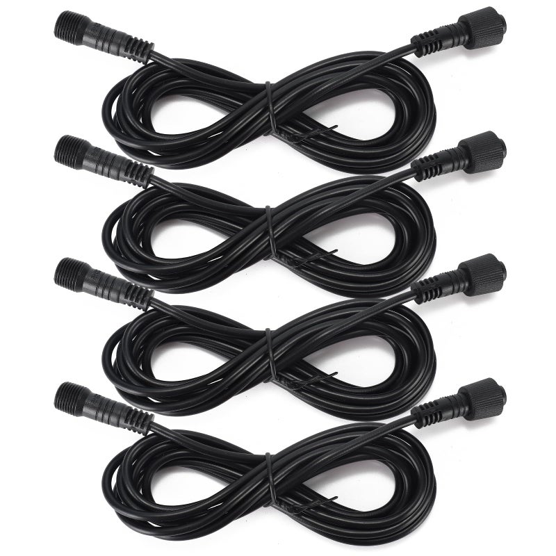 ZONECONA 4PCS 36 inch 4-Pin RGB Rock Lights Extension Wire Cable Cord for Pods Men RGB LED Rock Light, Underglow Neon Lights Multicolor 12v Waterproof for Truck Jeep ATV - Image 1