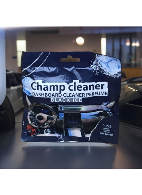 Champ dashboard cleaner sponge, perfumed, with various scents (Black Ice)