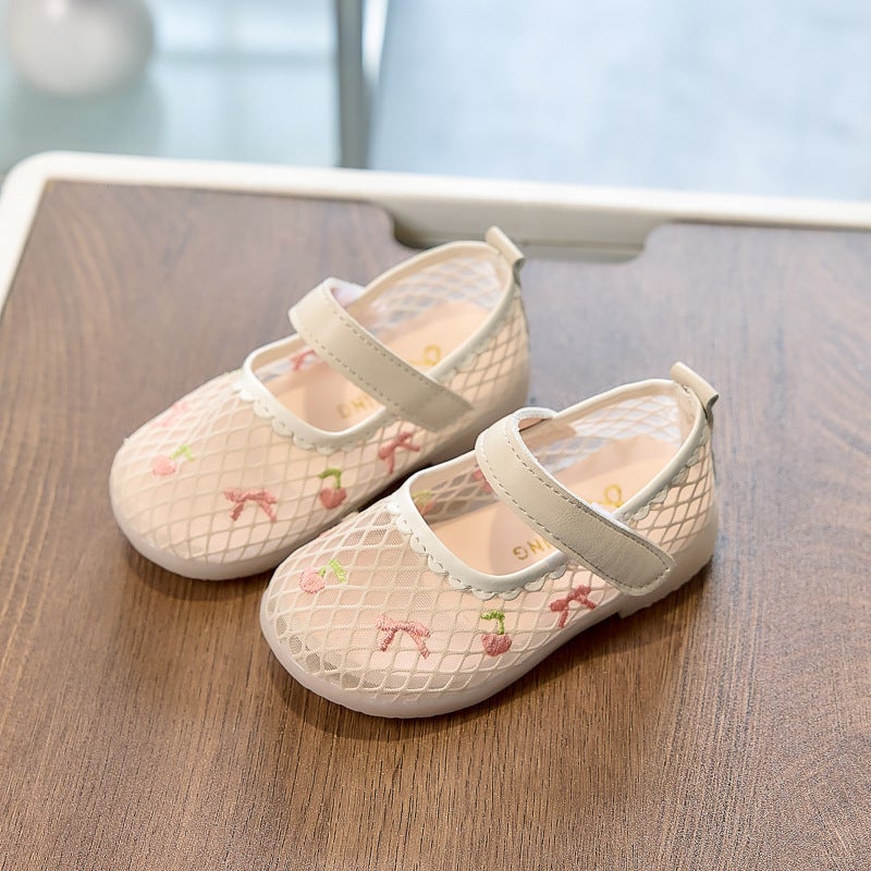 Mesh Sneakers Lightweight Flexible Sole Walking Shoes For Kids Indoor And Outdoor Activities - Image 1
