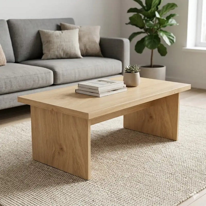 FURNiLE Coffee Table - 105*55*38cm - MDF Wood