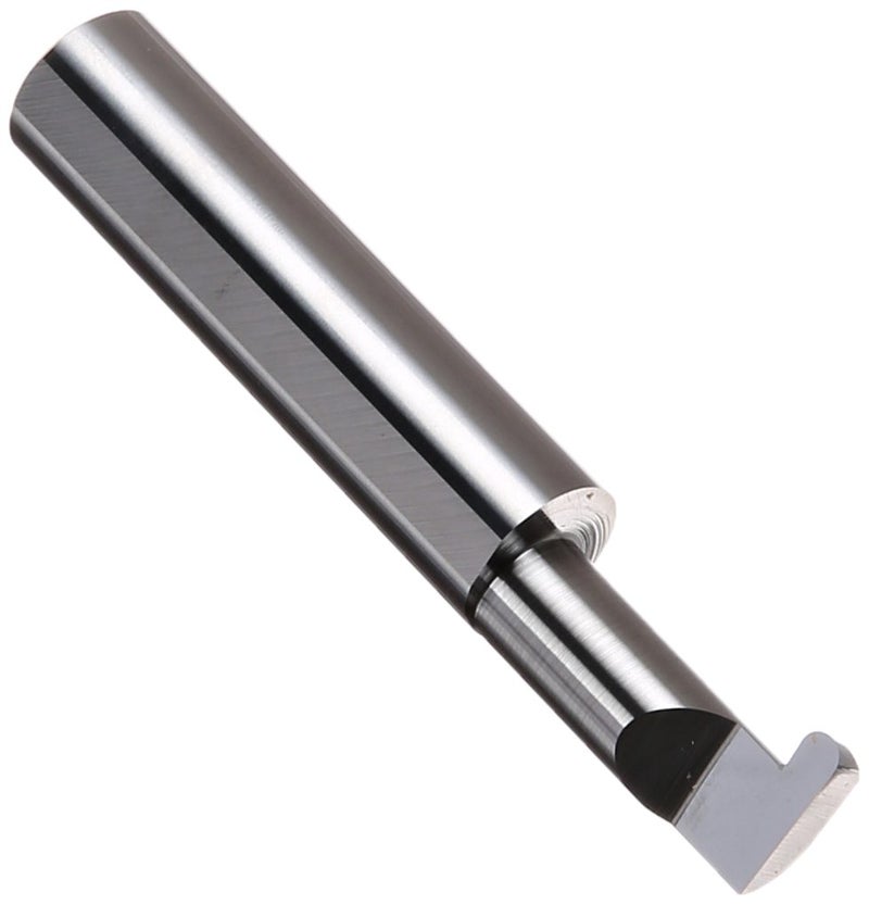 Micro 100 Store FR-125-16 Grooving Tool, 1/8" Width, .150" Proj, .522" Min Bore Dia, 1" Max Bore Depth, 1/4" Offset, 1/2" Shank Dia, 3" OAL, Uncoated - Image 1