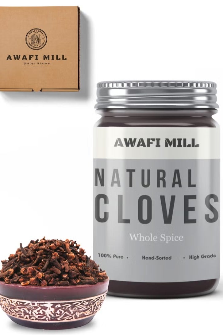 Awafi Mill Natural Whole Cloves Spice | Premium Aromatic Spice for Enhancing Flavors in Cooking and Baking