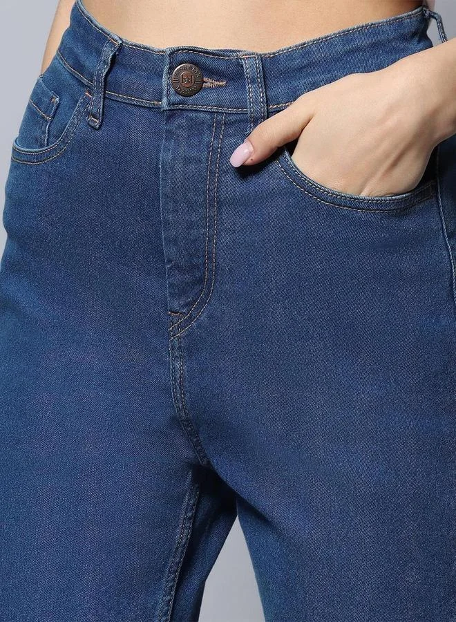 HIGH STAR High Rise Regular Fit Jeans by Styli