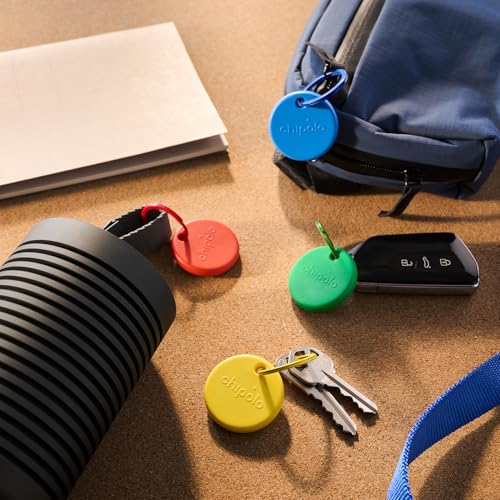 Chipolo POP Tracker Tag - Colorful, Compatible, Loud Bluetooth Tracker with Call Your Phone & Out of Range Alert, Works with Apple Find My or Google's Find My Device (Black) - Image 5