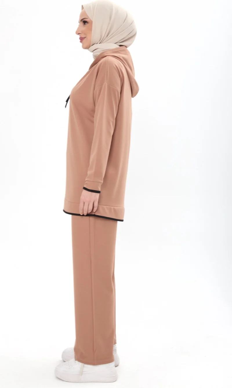 Tofisa 13098-VIZON Large Size Tunic Trousers